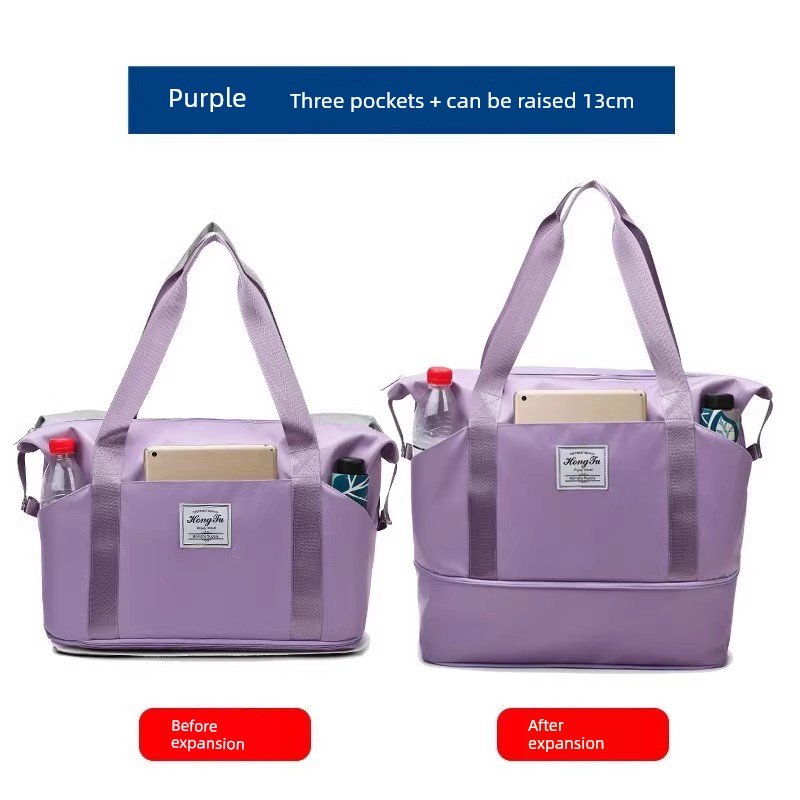 Maternity Special for Maternity Cosmetics Bag Large Capacity Lightweight Short Distance Folding Travel Bag Satchel Luggage Bag for Children — 2