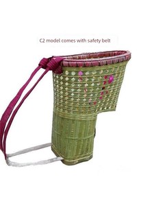 Purely Handmade Bamboo Baby Carrier Basket from Sichuan, New Natural Bamboo Baby Carrier for Children, Suitable for All 