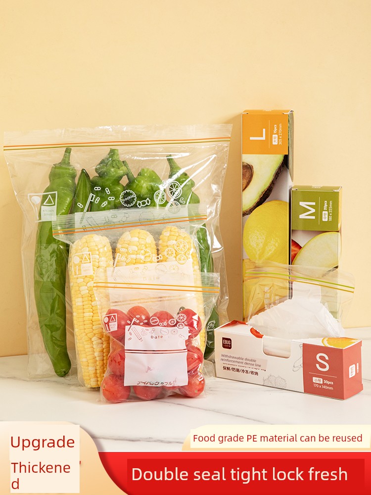 Food Grade Frozen Multifunctional Refrigerator Storage Envelope Bag