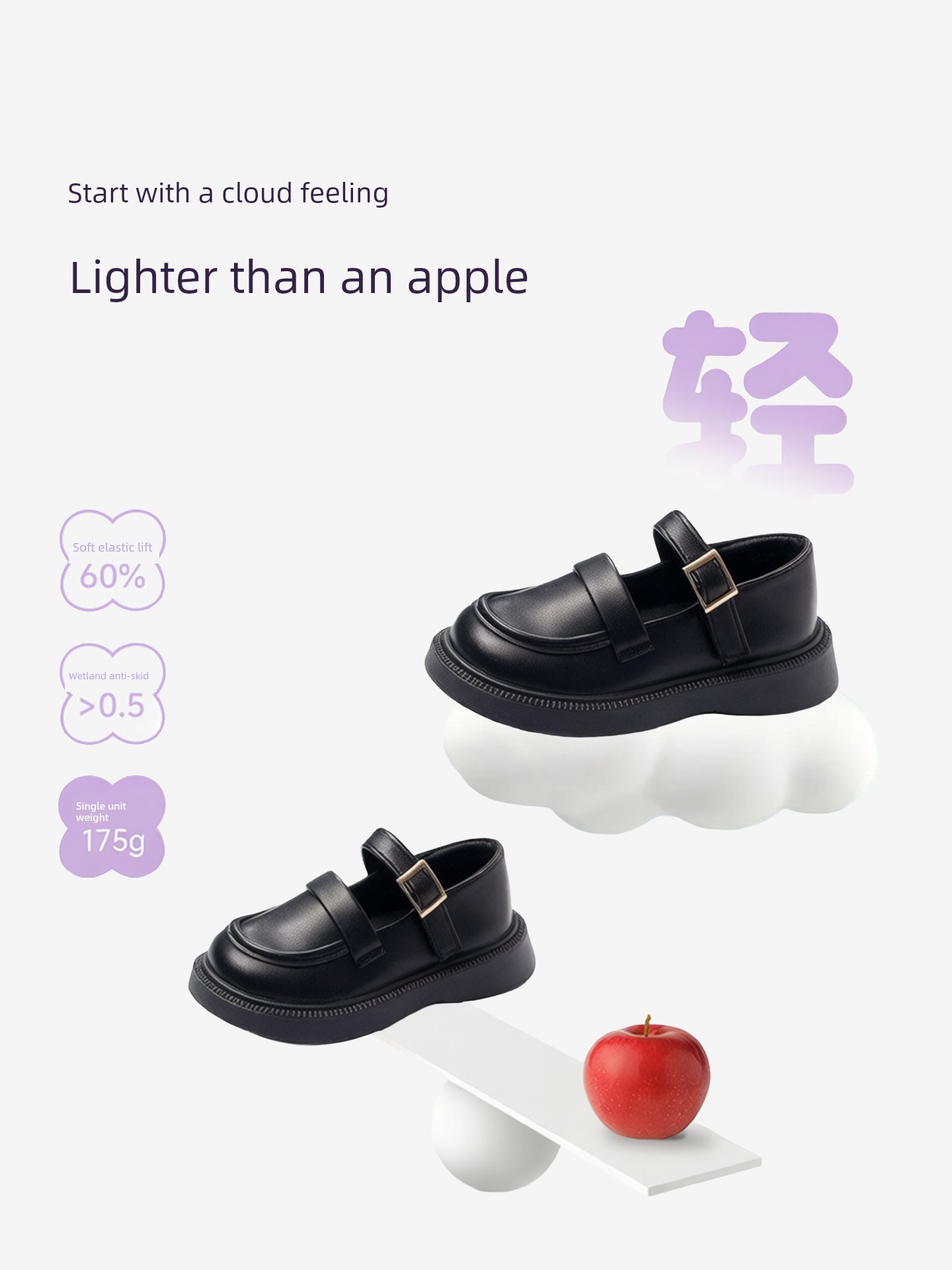 Black Leather Shoes for Girls, College Style Mary Jane Shoes, Versatile and Comfortable, British Style, Super Soft, 2026 New Model for Women — 3