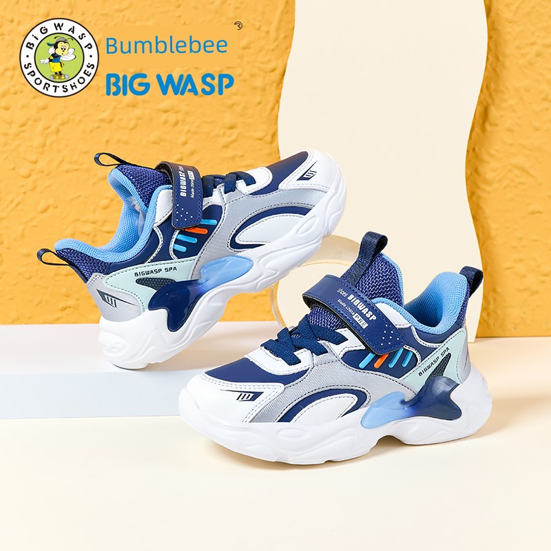 Bumblebee Autumn Boys Non Slip Running Children's Shoes — 4