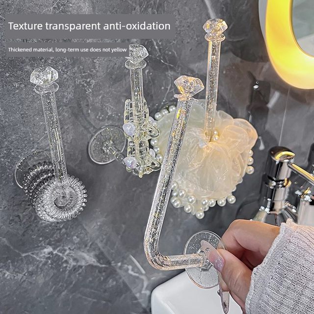 Hair ring head rope storage rack dormitory headband hair rope hook jewelry rack student hair card hair accessories headband storage tool