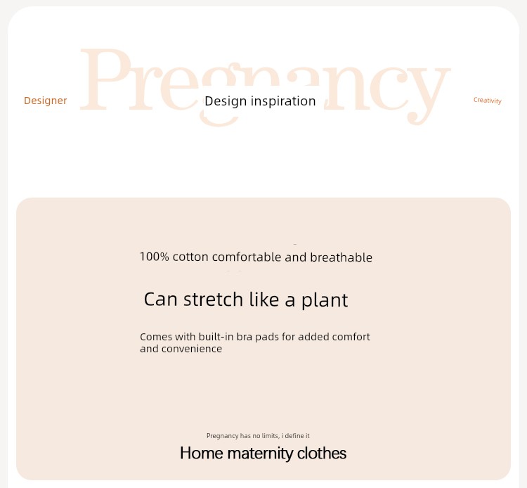 Simple Style Maternity Pajamas with Chest Pads, Pure Cotton, Thin Summer and Autumn Postpartum Nursing Sleepwear for Pregnant Women, All-Cotton for Autumn — 2