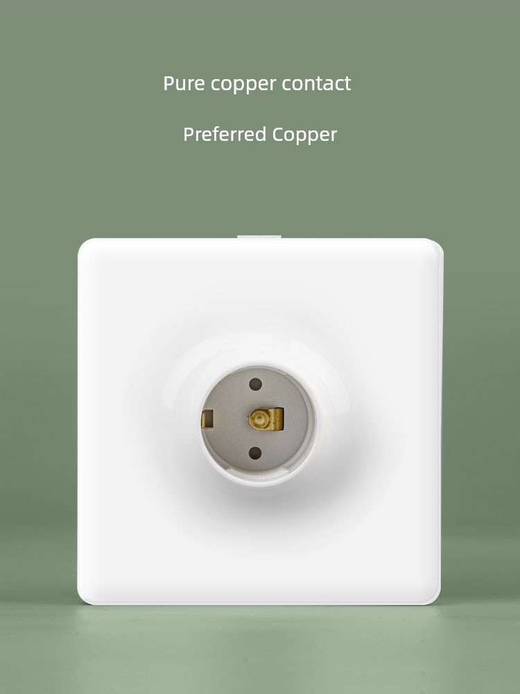 Open-Mounted Concealed Screw Holder E27 For Home Ceramic Inner Pot Lamp Holder Base 86 LED Bulb Suspension Lamp Holder