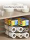Kitchen plastic wrap cover storage rack box cabinet seal bag sorting storage rack disposable fresh-keeping bag storage tool