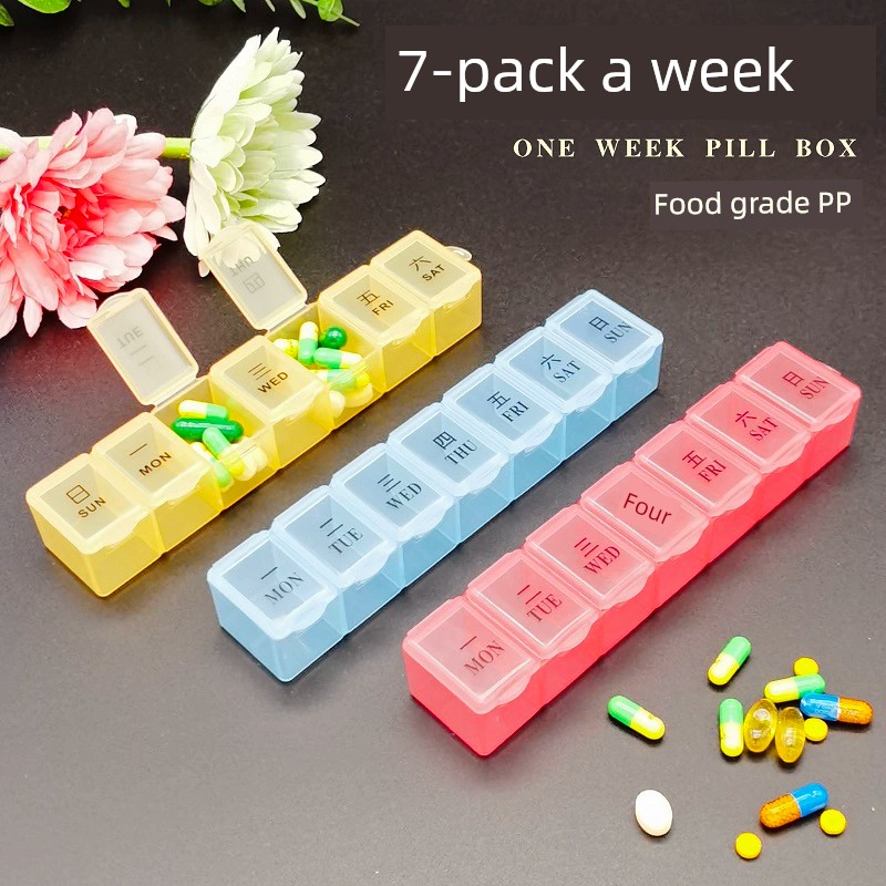 One Week Portable Mini Large Capacity Medicine Box