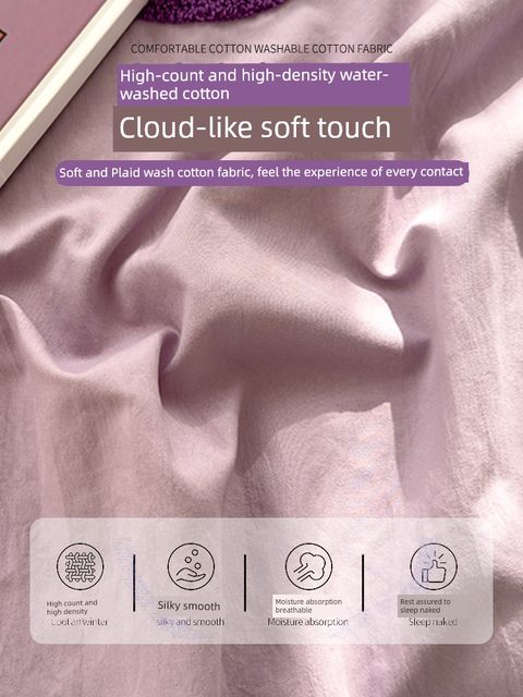 Towel embroidered bed sheet single piece non-pure cotton 100 full cotton quilt single pillow case three piece set dormitory single wash cotton kang single