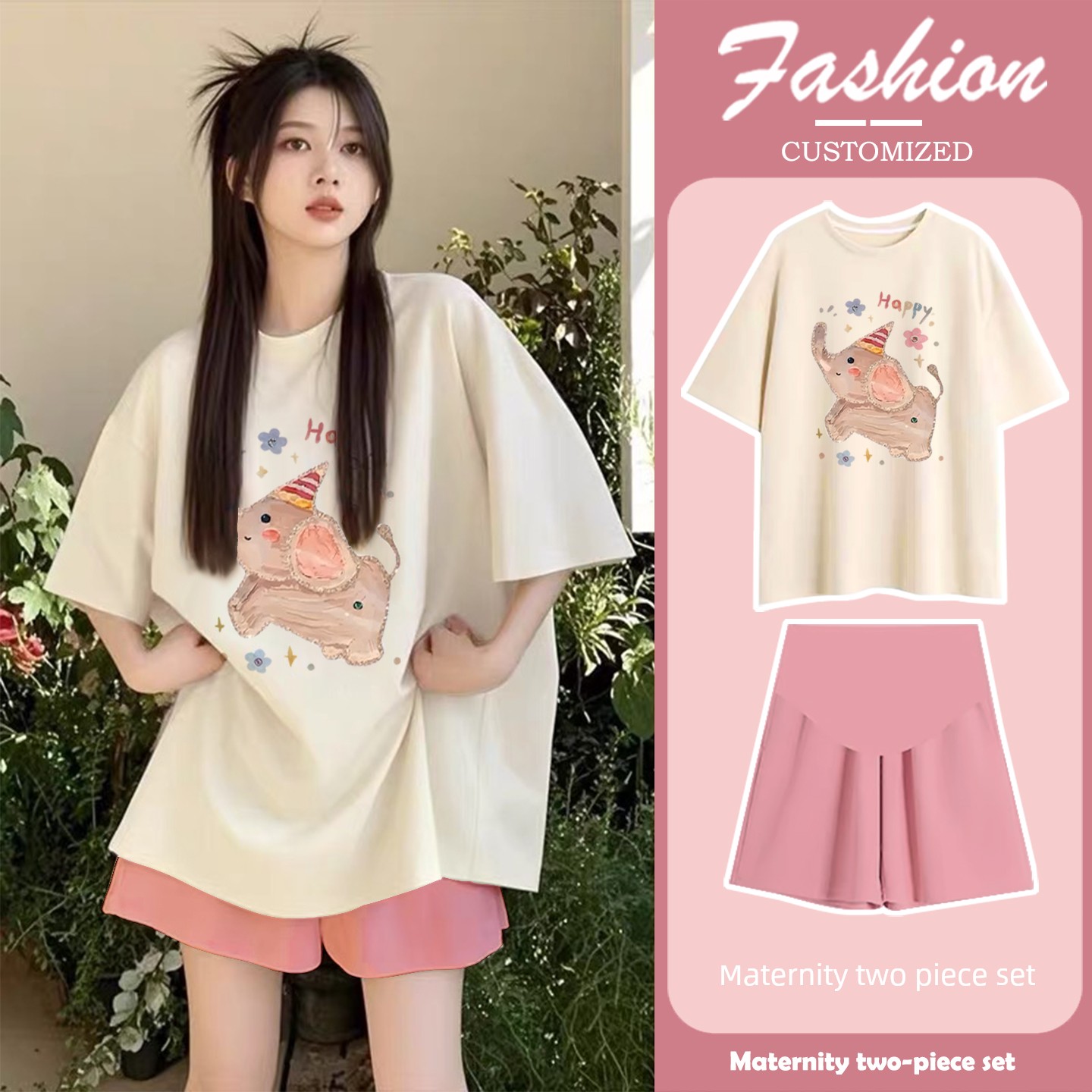 Maternity Set for Summer 2026: New Trendy Tops for Stylish Moms, Maternity Wear That Doesn'T Show Pregnancy, with a High-End Feel, and Maternity Pants — 18