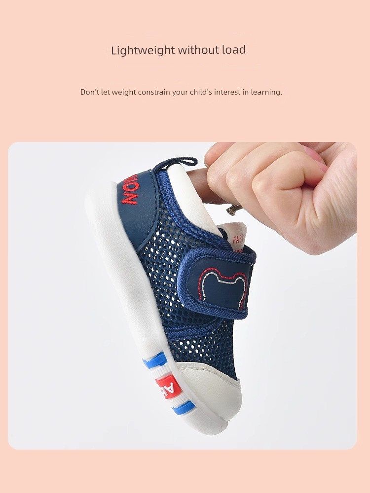 Kechao Baby Summer Sandals Spring Toddler Shoes 0 to 2 Years Old Baby Boys and Girls Shoes Soft-Soled Baby Mesh Shoes — 4