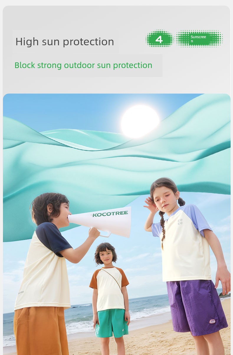 Kk Tree Kidsren's Quick-Drying Shorts for Playing in the Water, Sun Protection Five-Point Pants for Boys and Girls, Lightweight Sports Outer Pants, New — 9