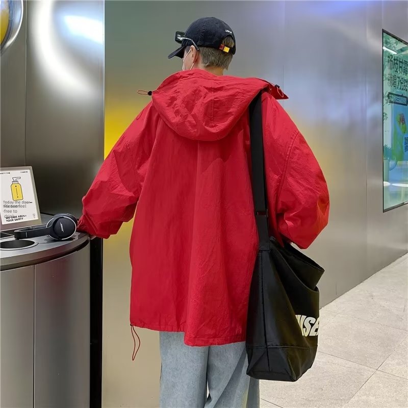 Chaopai Autumn and winter outdoors Hooded easy pizex