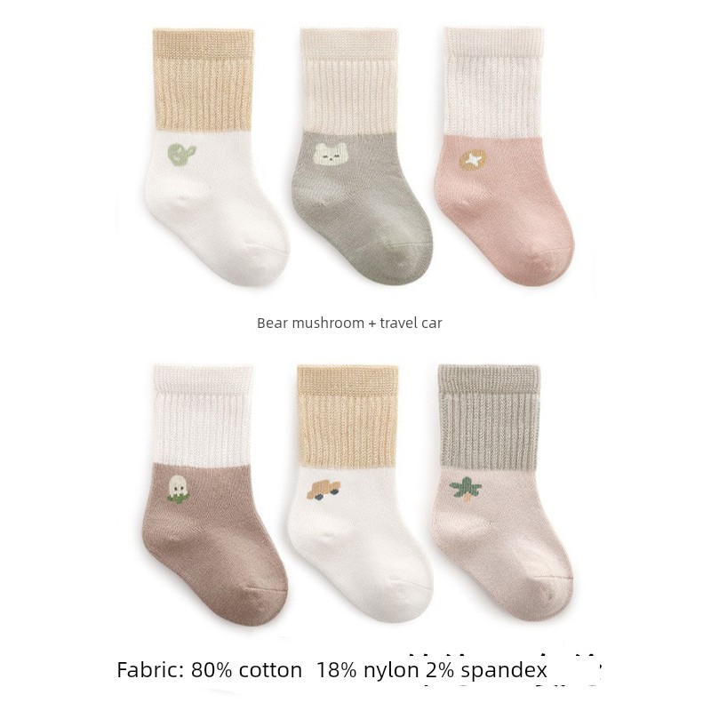 Baby Socks 0-March Spring and Autumn Newborn Boneless Baby Socks — 3