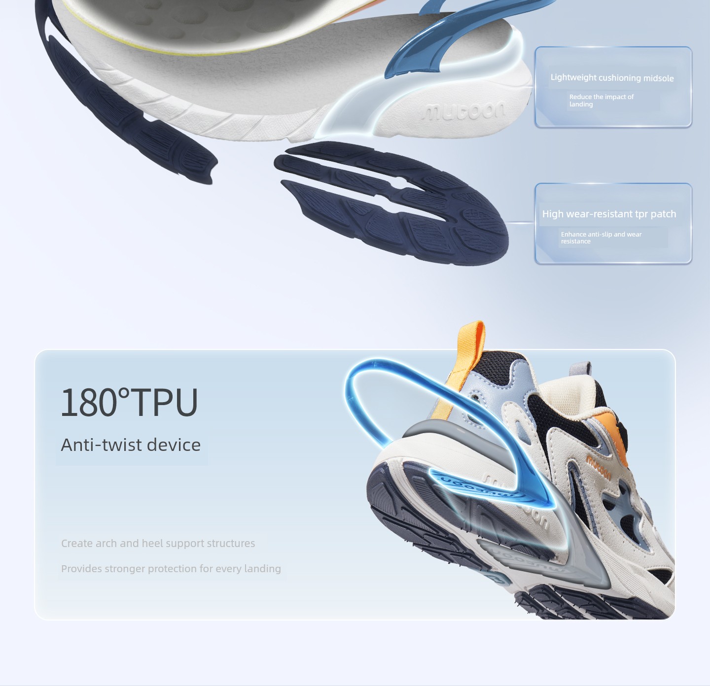 Children's Sports Shoes for Boys, 2026 Autumn New Model, Rotating Buckle, Shock-Absorbing, Lightweight Running Shoes, Youth Mesh Shoes for Girls — 16