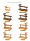 Wooden walnut porch table top storage rack storage solid wood cup holder coffee tea set perfume storage rack