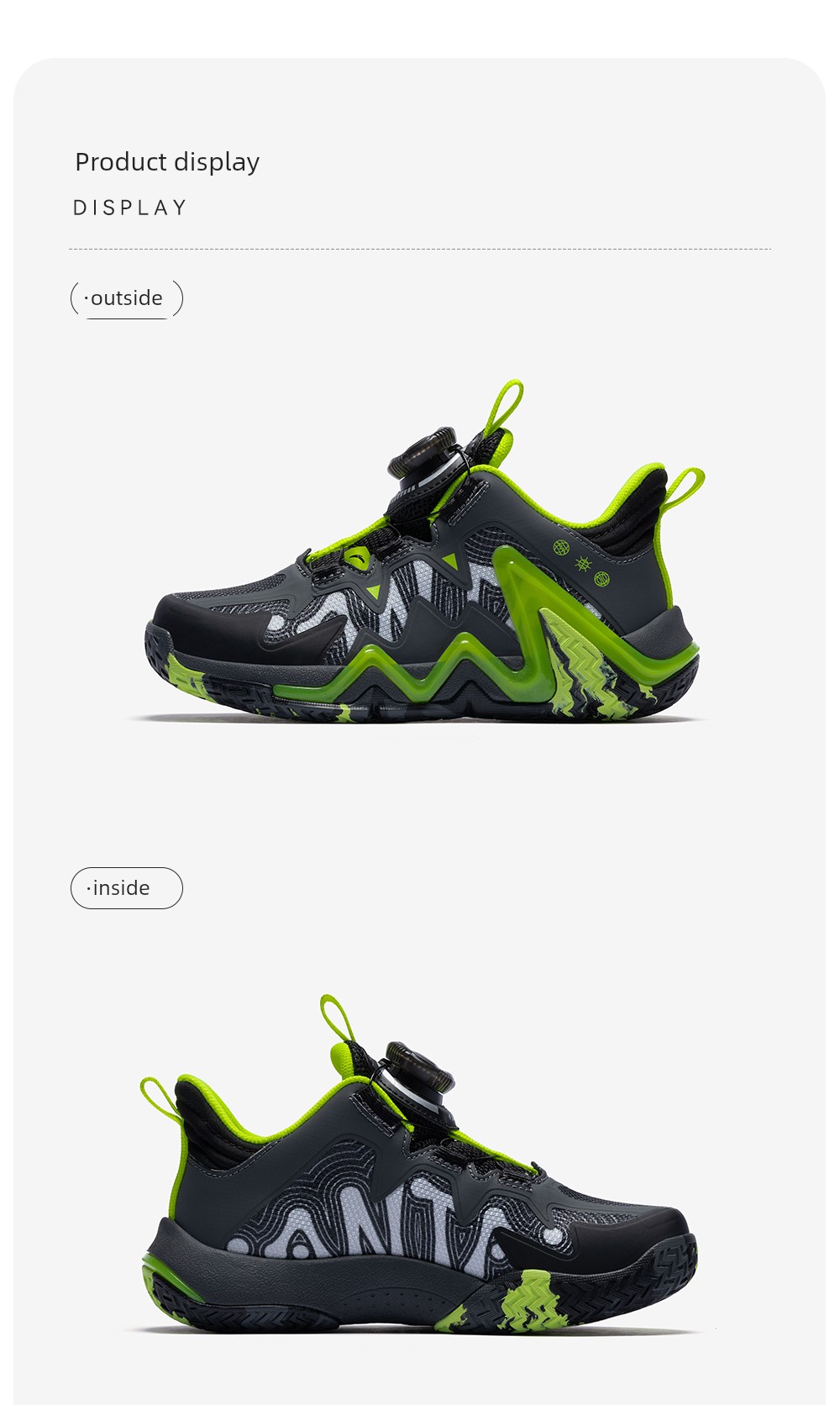 Anta Kids Reverse Scale | Boys' Basketball Shoes 2026 Autumn New Model Professional High-Support Sports Shoes Official — 67