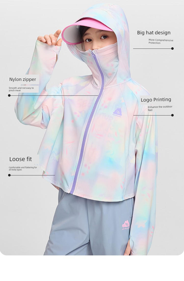 [Same Style as in the Mall] Balabala Girls' Sun Protection Clothing, Kidsren's Jacket, 2026 New Summer Cool Top — 16