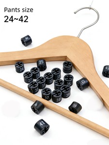 Digital Denim Pants Black Clothing Size Button 24-60 Double-Sided Printing Hanger Size Label