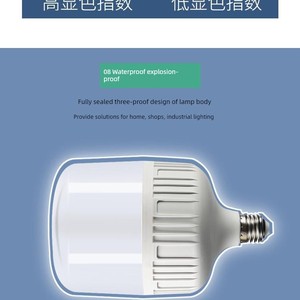 LED Bulb E27 Screw E40 High-Power Bulb For Home Factory Workshop Outdoor Super Bright Lighting Energy-Saving Lamp