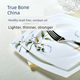 Plate dish dish home Tangshan bone porcelain rice plate deep plate soup plate ceramic western food plate Champs Elysees fruit plate plate plate plate plate plate