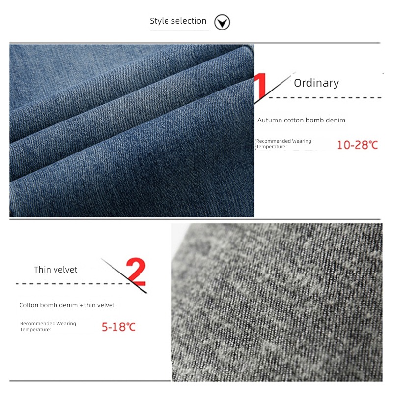 2022 Autumn and winter The new Rolled trouser leg Straight cylinder Jeans female High waist Show thin easy Hot money Nine points Curling Pipe pants