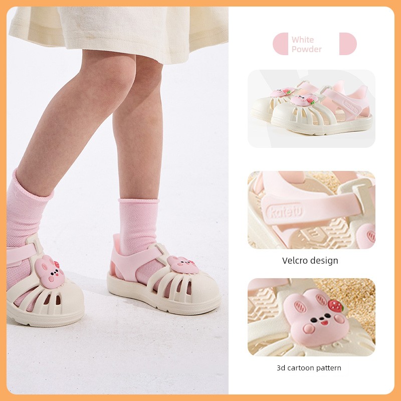 Crtartu Baby Girl Summer Soft Bottom Sandals — 5