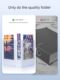 Qixin A4 folder quick labor clip 3/4 hole white clip binder information clip white office punching clip comix three-sided insert bag desktop storage card album Polaroid photo album small card album