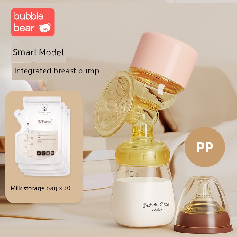 [Same Style with TikTok] Cloth Bichon Electric Breast Pump Breast Milk Smart Massage Portable Integrated Mute Milking — 2