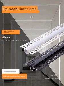Led Double Eyelid Ceiling Water Embedded Line Light