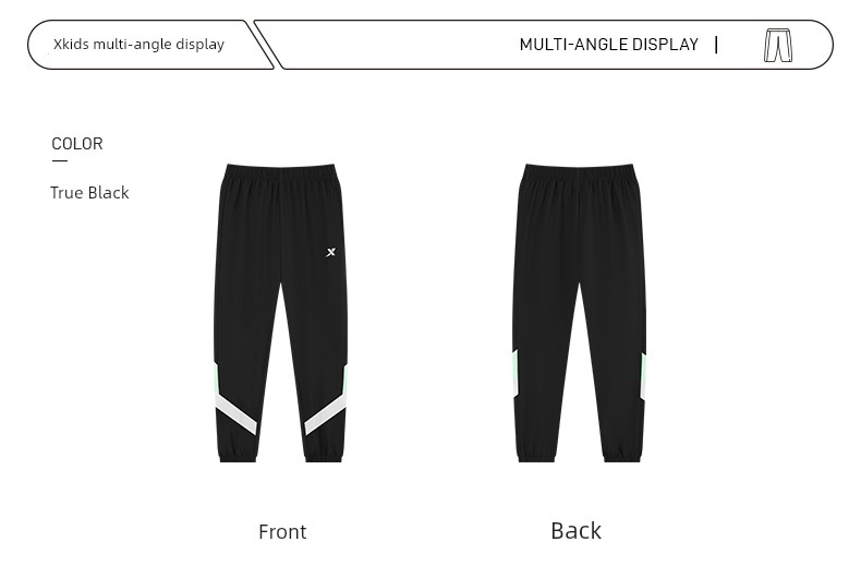 Xtep Children's Clothing Boys' Quick-Dry Pants Children's Long Pants 2026 Autumn New Mosquito-Proof Pants for Older Children Thin Sports Pants — 23
