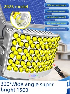 Solar High-Power Strong Light Rural Yard Outdoor Light