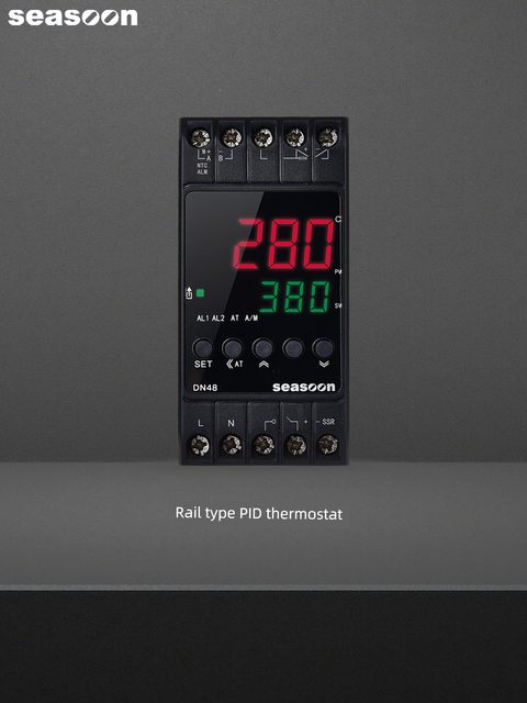 Rail-type thermostat temperature control instrument 4-20MA program digital display 485 temperature transmitter acquisition pid module