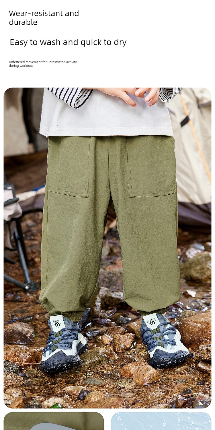 Four-Sided Stretch Baby Outdoor Boys' Autumn Pants — 11