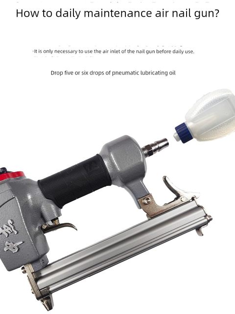 Zhongjie 422J pneumatic U-shaped nail gun can be used for 410J/413J/416J/419J nail carpentry door nail gun