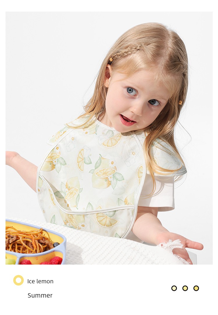 Babies' Baby Food Supplement Sleeveless Summer Eating Bib — 23