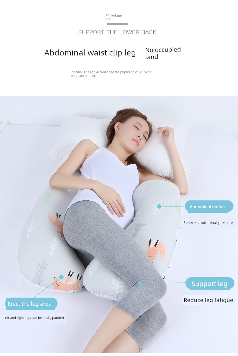 Mommytime Pregnancy Pillow Waist Support Pillow Belly Support Bolster U Essential for Pregnant Women Handy Gadget Pregnant Women Side Pillow Pregnant — 5