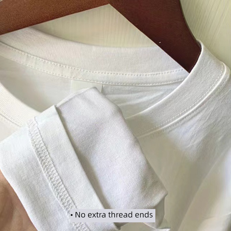 Long sleeve T-shirt just shoulder Solid color Simplicity easy Undershirt