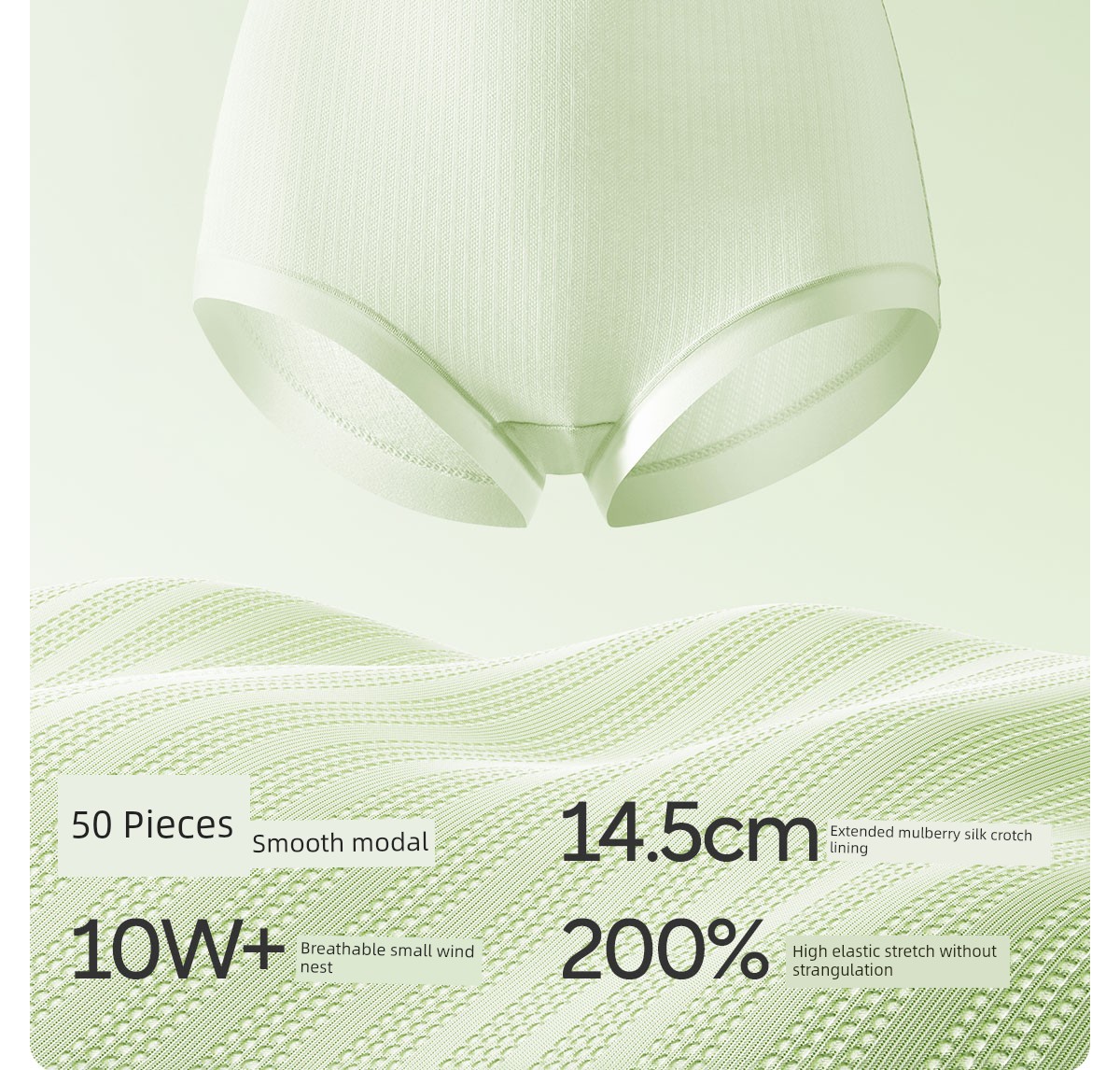 Jq Jingqi Maternity Underwear for Pregnancy, Large Size, Mid to Late Pregnancy, Pure Cotton Antibacterial Crotch, Modal Breathable — 13