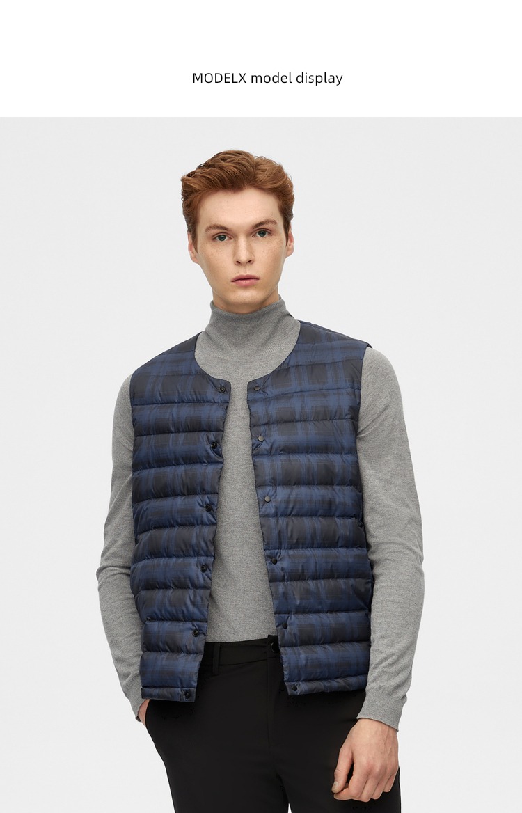 Bosideng autumn Small piece Inside Store Frivolous keep warm waistcoat