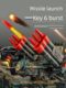 Armor S anti-aircraft rocket launcher missile vehicle cannonball military tank model children's alloy toy vehicle