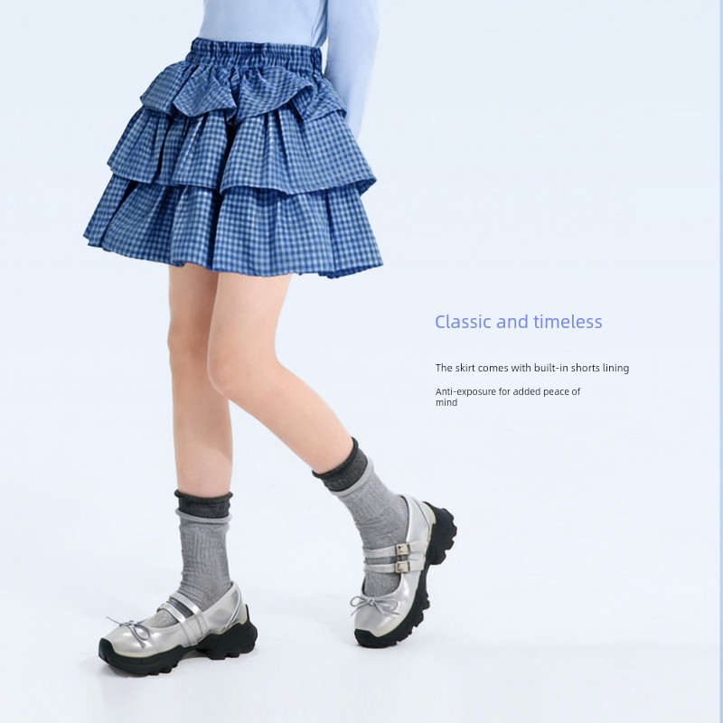 Tutu Little Elephant Children's Clothing Girls' Summer Outfit 2026 New Model Kids' Pure Cotton Breathable Vest and Skirt Two-Piece Set — 5