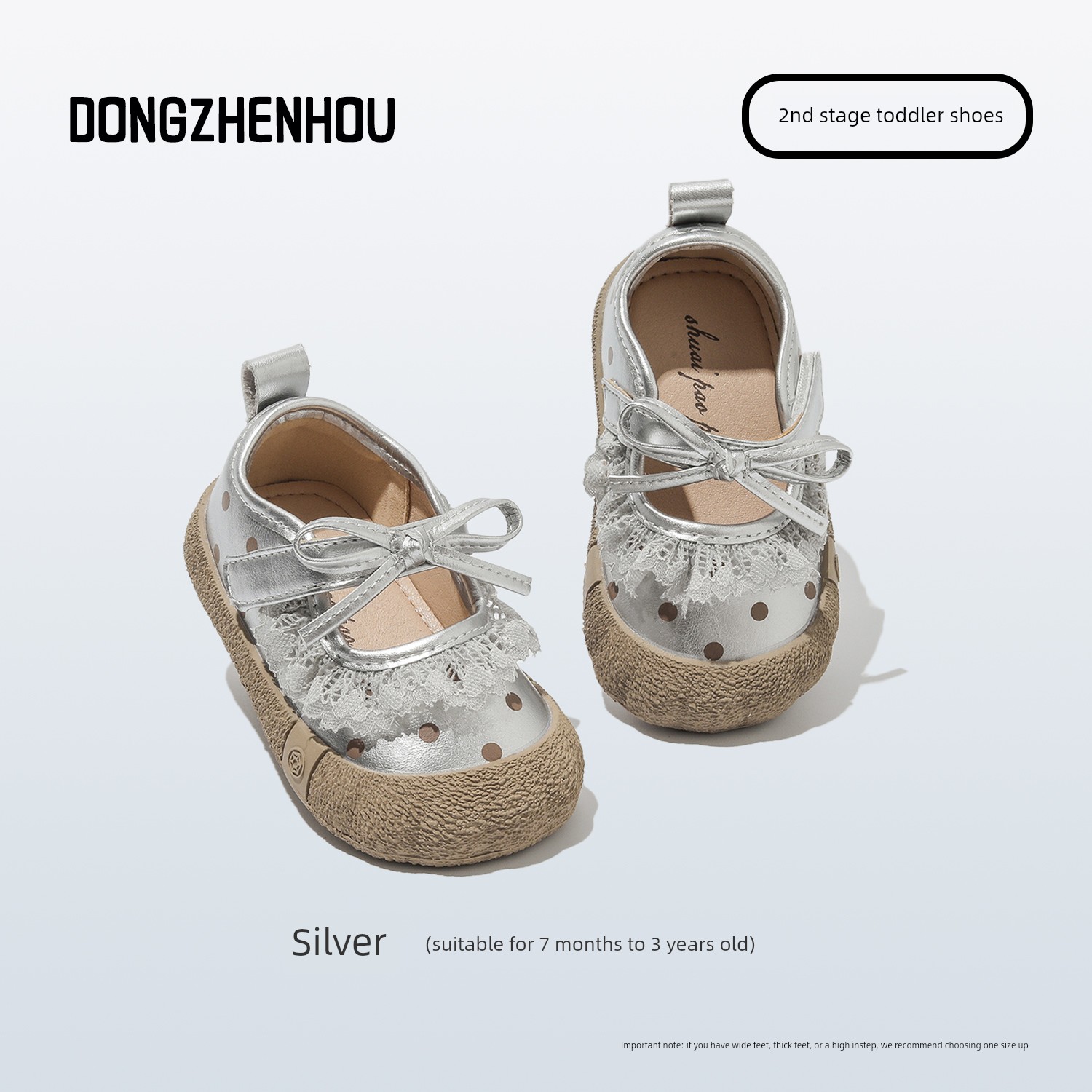 Dongzhen Monkey Girl Baby Princess Shoes Soft Sole Cute Cartoon Style Children's Shoes Lightweight Breathable Girls' Soft Sole Toddler Shoes — 4