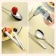 Guangyi 316 stainless steel eating spoon Korean long handle household soup spoon round spoon spoon spoon