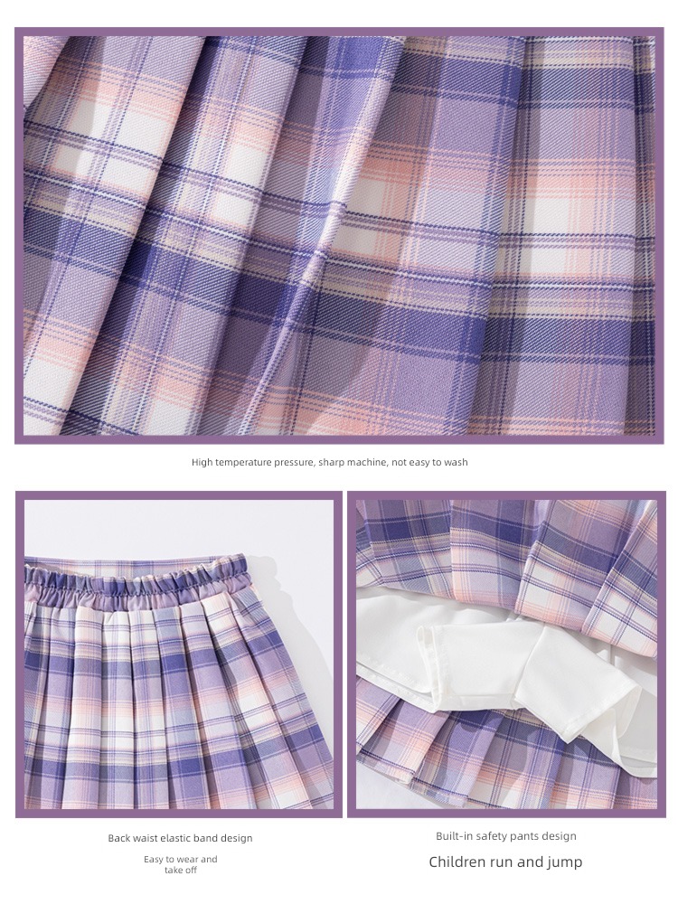 jk girl Autumn and winter skirt Academic atmosphere kindergarten uniform