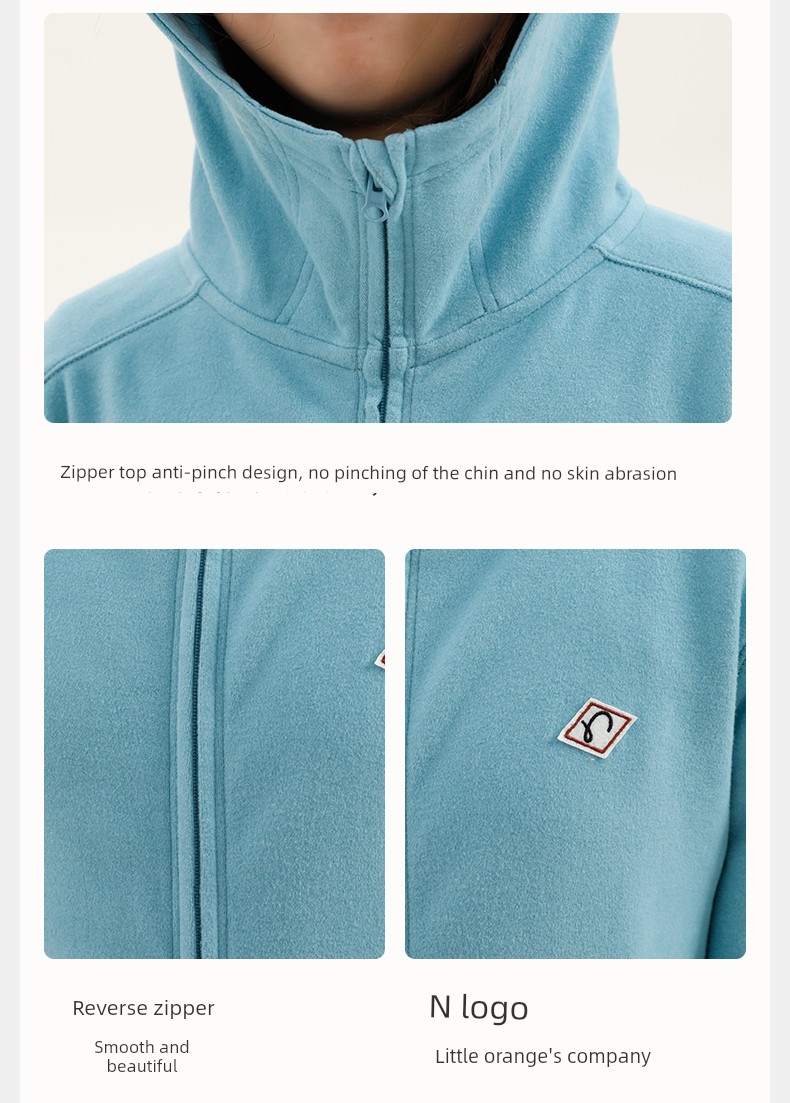Capsule Naju Children's Clothing [Easy to Fold] Children's Sweatshirt Antibacterial Static-Free Lightweight Warm Fleece Zip-Up Jacket for Boys and Girls — 20