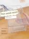 Desktop storage box Acrylic cosmetics snacks transparent basket Skin care products Facial mask Dormitory sorting storage rack