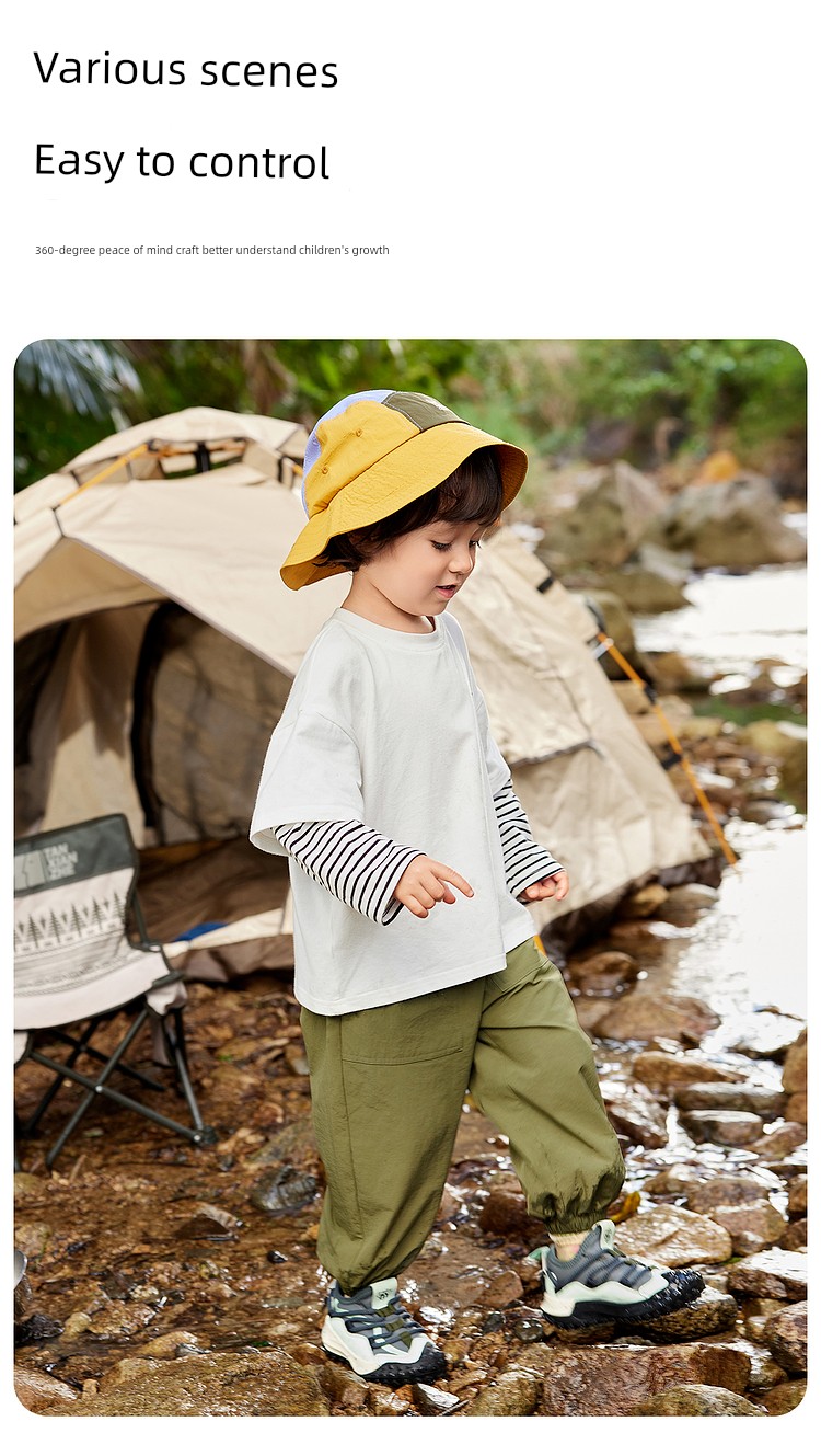 Four-Sided Stretch Baby Outdoor Boys' Autumn Pants — 13