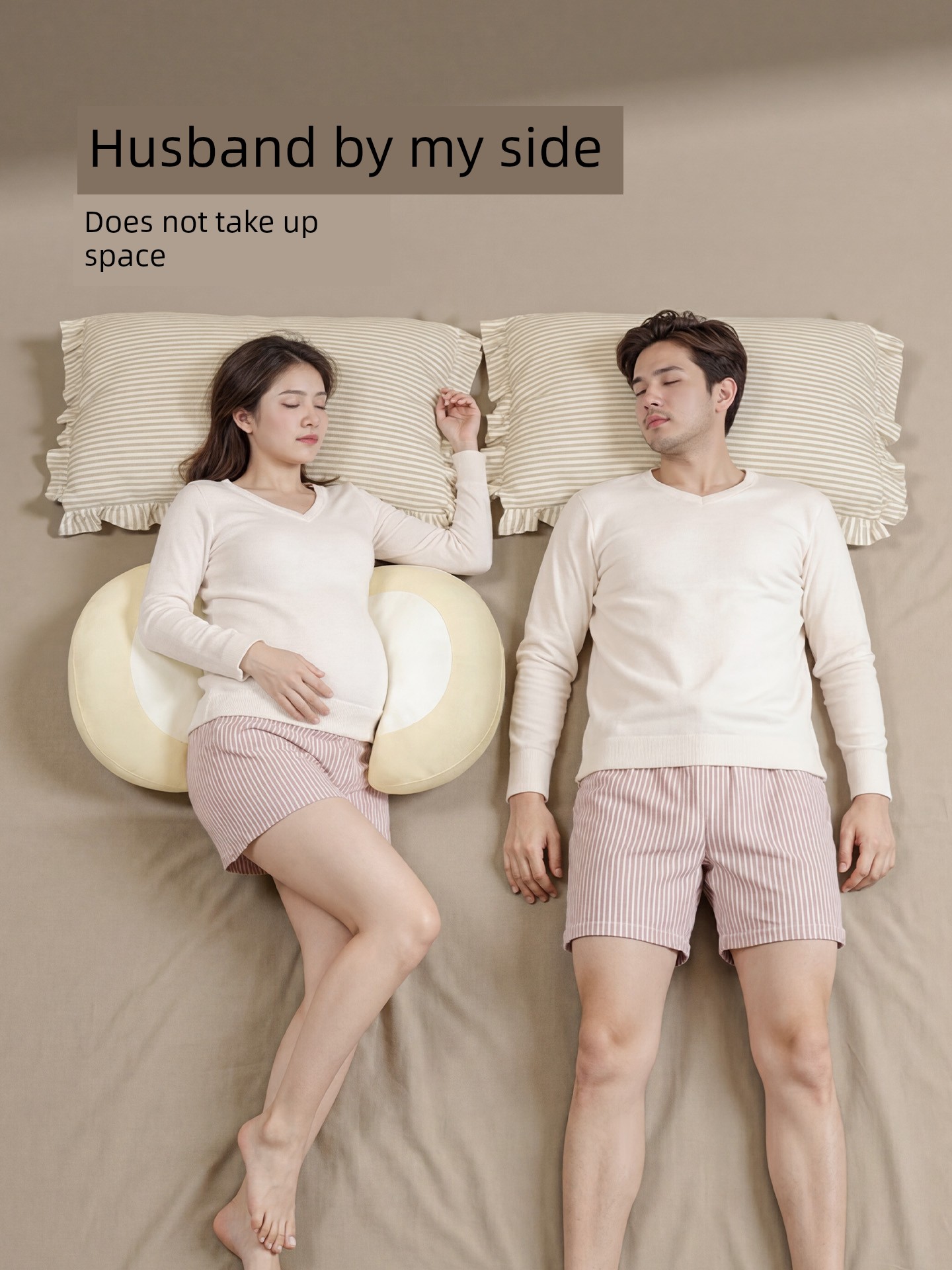 Ying's Maternity Pillow for Waist Support, Side Sleeping, and Belly Support, Pregnancy Pillow for Summer Sleep, Magic Pillow for Sleeping — 4