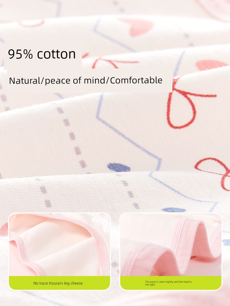 Girl Underwear Pure Cotton Briefs New Arrival Girls' Cotton Class a Baby Girl Kids Boxer Shorts Girls' Pants — 4