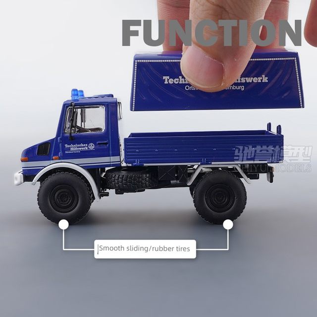 新品 麦思迪 1/64 乌尼莫克U1300L 合金汽车模型仿真收藏模型