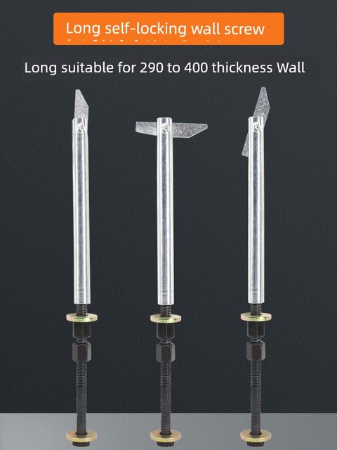 Little Loach self-locking through the wall screw rod through the wall fixing water drilling rig wall saw red brick hollow brick semi-automatic bolt pipe